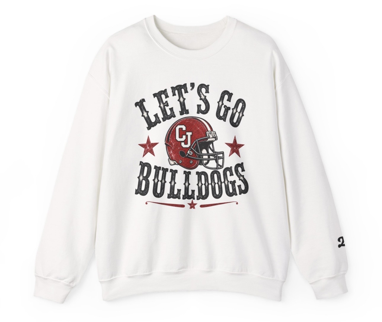Personalized Let’s Go Bulldogs Crewneck mockup
